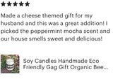 Mosquito Candle Repurposed Queso Jar 16oz