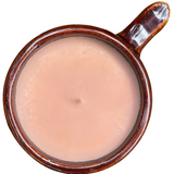 Upcycled Coffee Cup Soy Candles Handmade Organic Hemp Wick