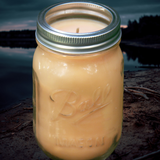 Mason Jar 16oz Soy Wax Candle Organic Hemp Wick