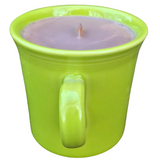 Coffee Scented Candles Upcycled Coffee Mug Soy Wax Wood Wick