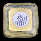 Citronella Lemongrass Soy Candles Handmade  Upcycled Glass Container Organic Hemp Wick Essential Oils