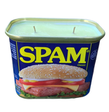 Bug Repellent Soy Candle Reporposed SPAM Can Hemp Wicks