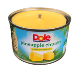 Pineapple Scented Repurposed Hemp Wick CANdle Soy Wax 8oz