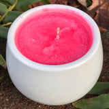 Soy Candles Handmade Unique Soy Wax Candle Eco Friendly Upcycled Container Organic Hemp Wick