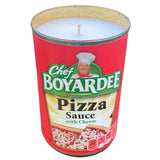 Chef Boyardee Pizza Sauce CANdle Recycled Upcycled Eco Friendly Soy Candles Handmade