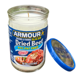 Dried Beef Repurposed Soy Candle Organic Hemp Wick Eco Friendly