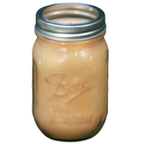 Pumpkin Spice Pastry Scented Candles Upcycled Mason Jar Soy Wax Organic Hemp Wick