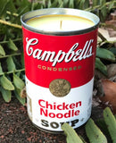 Bug Repellent Soy CANdles Chicken Soup Eco Friendly Food Can Organic Hemp Wick