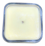 Citronella Lemongrass Soy Candles Handmade  Upcycled Glass Container Organic Hemp Wick Essential Oils
