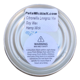 Bug Repellent Soy CANdles Chicken Soup Eco Friendly Food Can Organic Hemp Wick