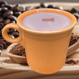 Tangerine 10oz Coffee Scented Soy Candle Handmade with Crackling Wooden Wick