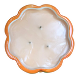 Pumpkin Spice Soy Candles Handmade Upcycled Ceramic Pumpkin Organic Hemp Wicks