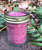 Unscented Soy Candles Handmade Upcycled Mason Jar Organic Hemp Wick