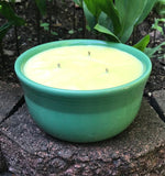 Mosquito Repellant Soy Candles Handmade Reusable Green Hemp Wicks