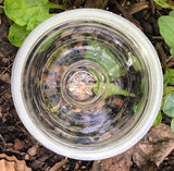 Citronella Lemongrass Essential Oil Soy Candles Handmade Upcycled  Decanter Crackling Cherry Wood Wick