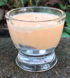 Pumpkin Spice Soy Candles Handmade Upcycled Glass Container Organic Hemp Wick
