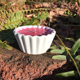 Soy Candles Handmade Upcycled Reusable Tart Dish Cinnamon Scent