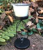 Soy Candles Handmade Upcycled  Pedestal Votive Organic Hemp Wick