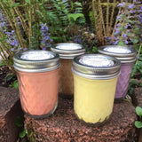 Citronella Lemongrass Soy Candles Mason Jar  Organic Hemp Wick Essential Oils