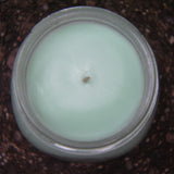 Eucalyptus Scented Candles Upcycled Mason Jar Soy Wax Organic Hemp Wick