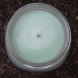 Balsam Pine Scented Candles Soy Wax Upcycled Mason Jar Organic Hemp Wick