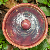 Handmade Pottery Pumpkin Spice Pastry Soy Wax Candle Organic Hemp Wick