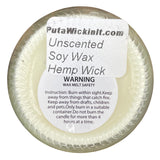 Dried Beef Repurposed Soy Candle Organic Hemp Wick Eco Friendly