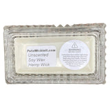 Soy Candles Handmade Repurposed Beveled Glass Container
