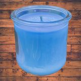 Peppermint Essential Oil Upcycled Yogurt Jar Soy Candles Handmade