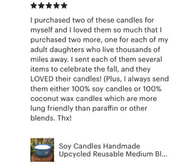 Medium Blue Bowl Candle Review 