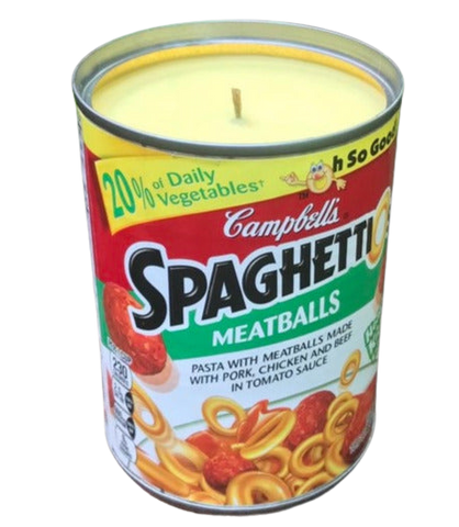 Natural Mosquito CANdle Repurposed Spaghettio's Soy Wax