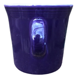 Coffee Scented Candles Wood Wick Soy Wax Upcycled Purple Coffee Cup