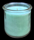Eucalyptus Soy Candle Handmade Upcycled Container Eco Friendly Organic Hemp Wick