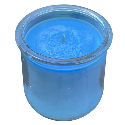 Peppermint Essential Oil Upcycled Yogurt Jar Soy Candles Handmade