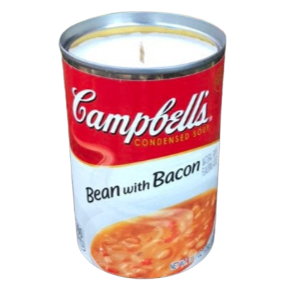 Bean Bacon Soup CANdle 10.5oz Soy Wax Choice of Scents Organic Hemp Wick