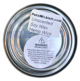 Soy CANdles Handmade Upcycled Recycled Sliced Pear Can Organic Hemp Wick