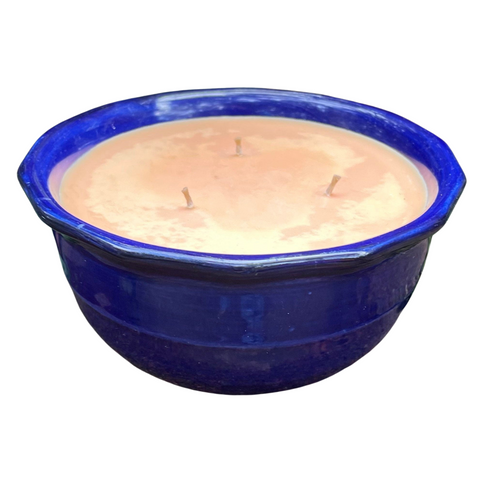 Pumpkin Spice Pastry Soy Candles Handmade Upcycled Ceramic Bowl Organic Hemp Wicks
