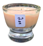 Pumpkin Spice Soy Candles Handmade Upcycled Glass Container Organic Hemp Wick