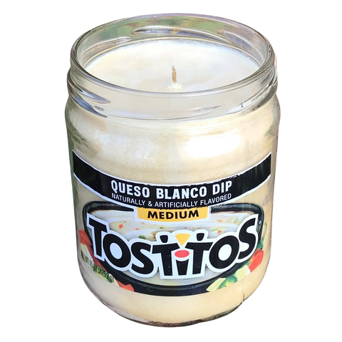 Queso CANdle 16oz Soy Wax Choice of Scents Organic Hemp Wick