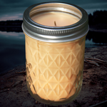 Mason Jar 8oz Soy Wax Candle Organic Hemp Wick