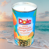 Upcycled Pineapple Orange Juice CANdle 6oz Choice of Scents