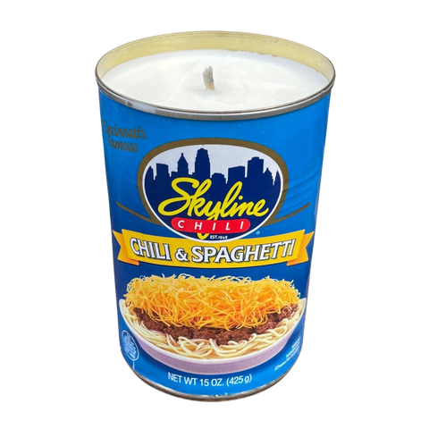 Skyline Chili Spaghetti Eco Friendly Hemp Wick CANdle Soy Wax Cincinnati Chili Gag Gift