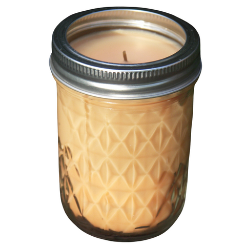 Pumpkin Spice Pastry Scented Candles Upcycled Mason Jar Soy Wax Organic Hemp Wick