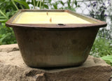 Loaf Pan 36oz Upcycled Citronella Lemongrass Essential Oil Soy Candle Handmade Two Organic Hemp Wicks