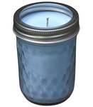 Peppermint Essential Oil Soy Candles Handmade Upcycled Mason Jar 8oz Organic Hemp Wick