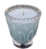 Patchouli Soy Candles Handmade Upcycled  Glass Container Organic Hemp Wick Essential Oils