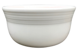 White Citrus Soy Candle Handmade Upcycled 24oz White Ceramic Bowl w/ 3 Organic Hemp Wicks