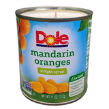 Mandarin Orange Repurposed Hemp Wick CANdle Soy Wax
