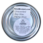 Soy CANdles Handmade Upcycled Recycled 8.25oz Mixed Fruit Can Organic Hemp Wick
