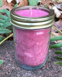 Unscented Soy Candles Handmade Upcycled Mason Jar Organic Hemp Wick